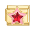 Pink rhinestone star