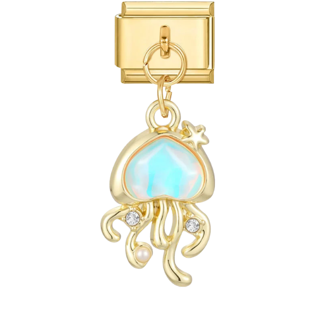 Blue jellyfish