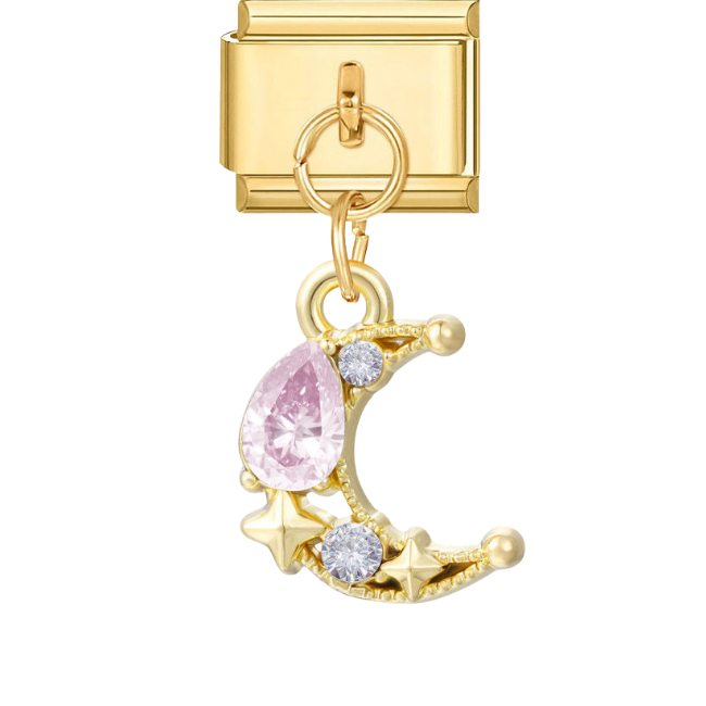 Rhinestone Moon dnagled