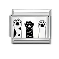 3 cat paws