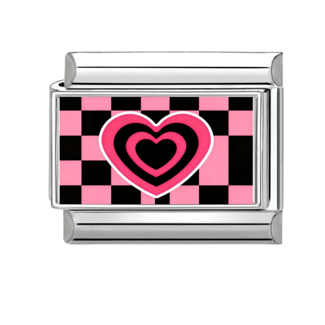 Checked heart